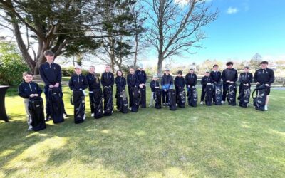 Remise des nouveaux sacs à l’école de golf